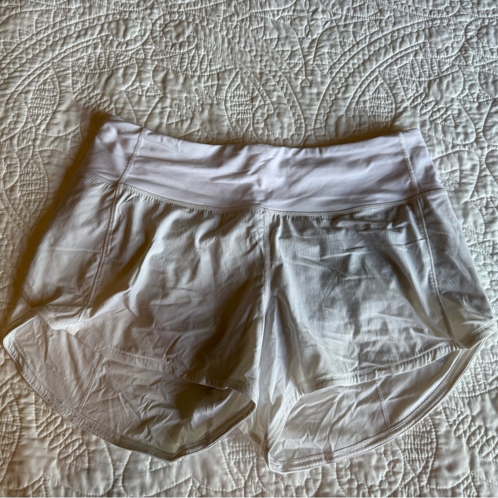 lululemon athletica White Athletic Shorts